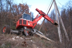 Zamenjava lesenih drogov